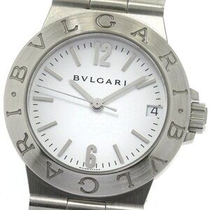 BVLGARI Diagono Sports Date White Dial Quartz Ladies Watch_